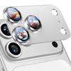 Оригинальный алюминиевый сплав Защита объектива камеры Tone для IPhone 18 Pro Max 17 Поднятый ободок Закаленное стекло AR Металлическая крышка камеры