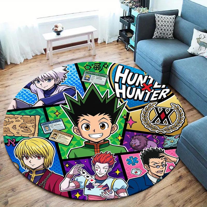 Ковер с круглым ворсом Hunter X Hunter Ковер для гостиной, спальни, дивана, игровой комнаты Декор Нескользящий коврик для пола