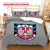 FSV Frankfurt Pattern Bedding Quilt Set  Home Decoration  Gift (1 * duvet cover + 2 * pillowcase  without core).xwn