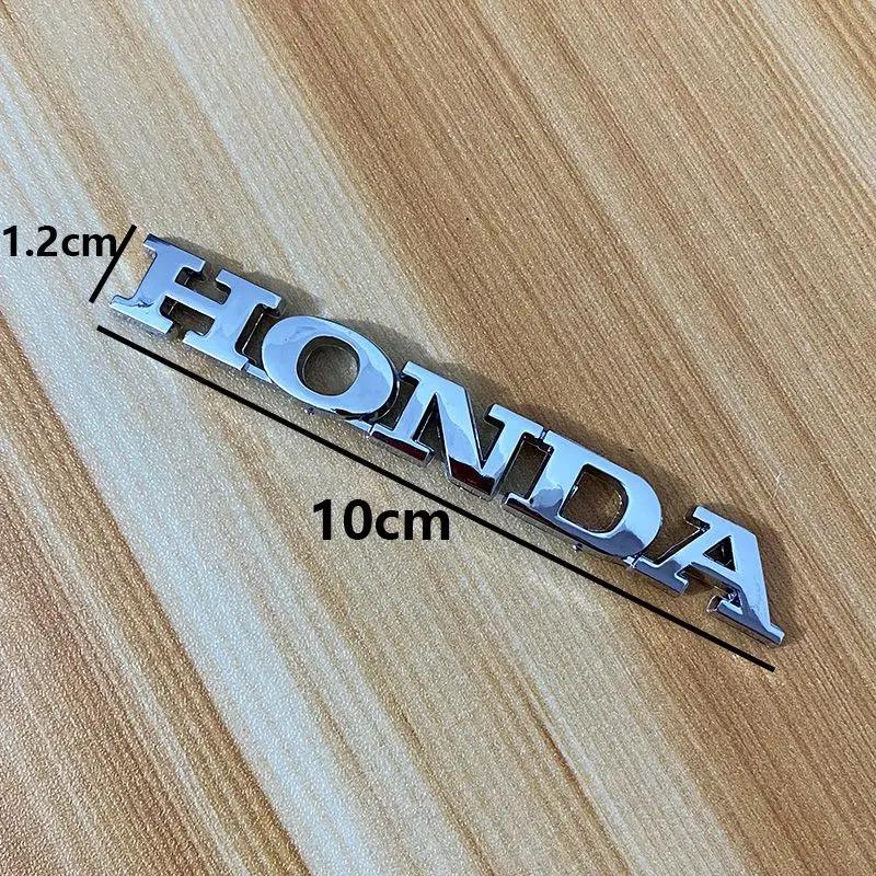 CGPCF1 Suitable for Honda Motorcycle Modification, Electroplating Plastic Car Logo Sticker Car Tail Letter Label Motorcycle Sticker