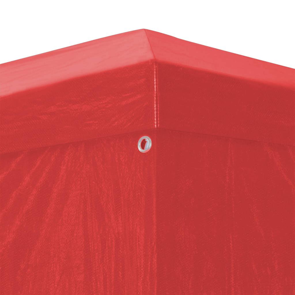 Party Tent 900 x 300 x 255 cm Red PE and Steel