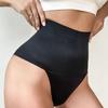 Трусики-стринги с высокой талией, утягивающие живот, женские утягивающие трусы, утягивающее нижнее белье