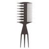 Портативная мужская расческа для волос с маслом, широкая, с большими зубцами, с длинной ручкой, для укладки волос 2#