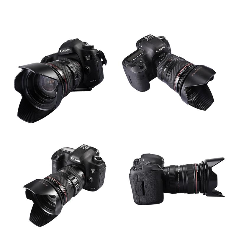 52mm 55mm 58mm 62mm 72mm 82mm Screwed Flower Petal Lens Hood Lens Hood for Canon Nikon Sony Olympus Pentax Camera Lens Accessory