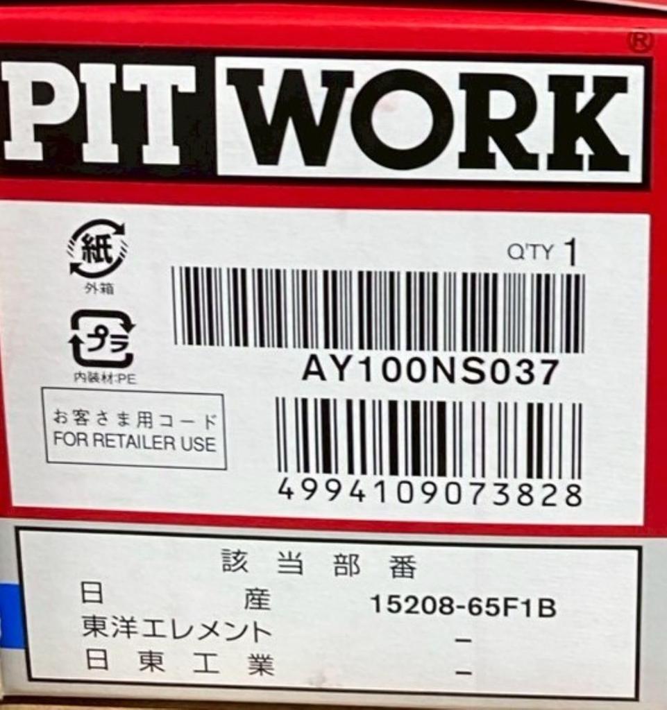 PITWORK / Element Model Number: AY100-NS037