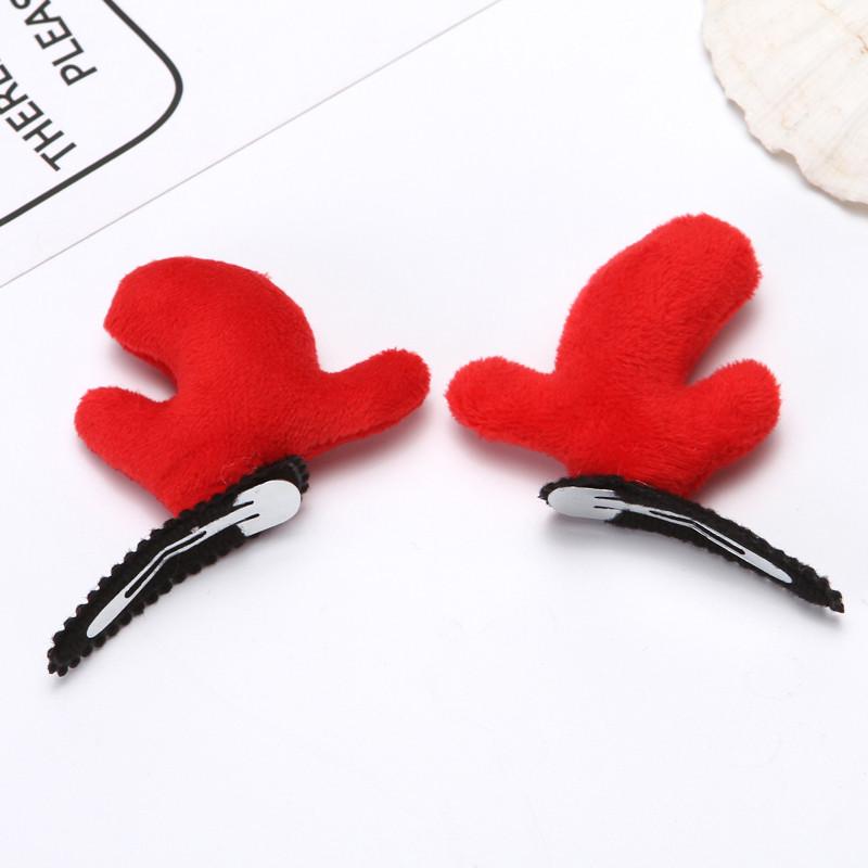 Christmas Red Mini Hat Hair Clip - Festive Accessory & Children's Gift