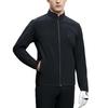 FILA Golf Jackets Men's Pitch Black Stand Collar Moderate Straight Fit A11M345502FBK