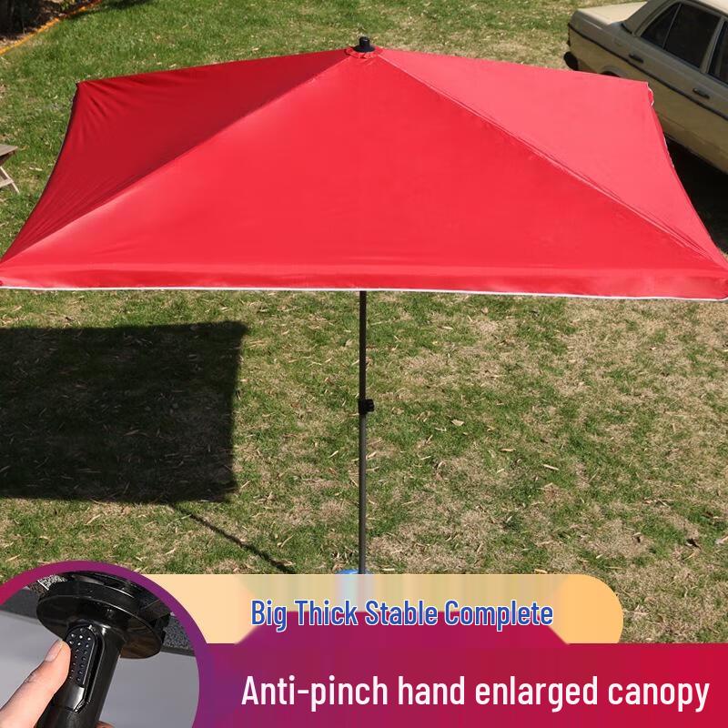 Большой прямоугольный уличный зонт GuRuiDe