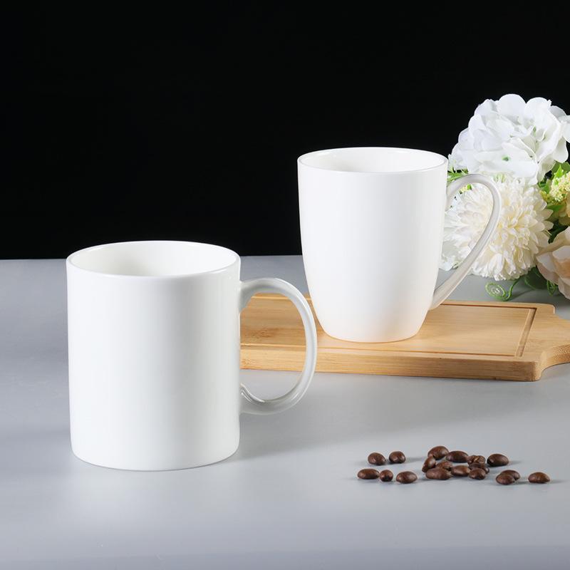 Jingdezhen bone china simple mug water cup teacup ceramic cup milk coffee cup hotel water cup