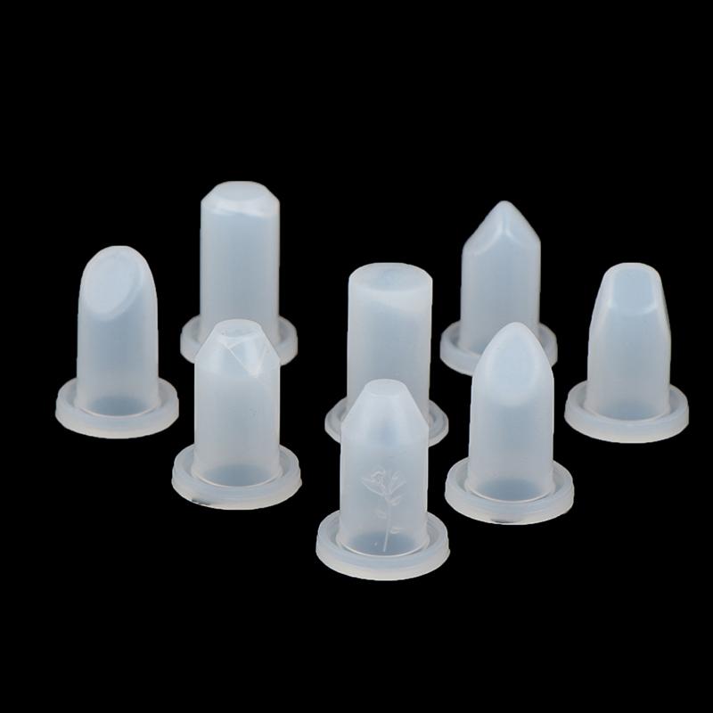 6 Types Lipstick Mold Silicone Diy Lip Balm Cosmetic Mould Holder Craft Tool