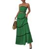 New Summer Strapless Lace Long Dress