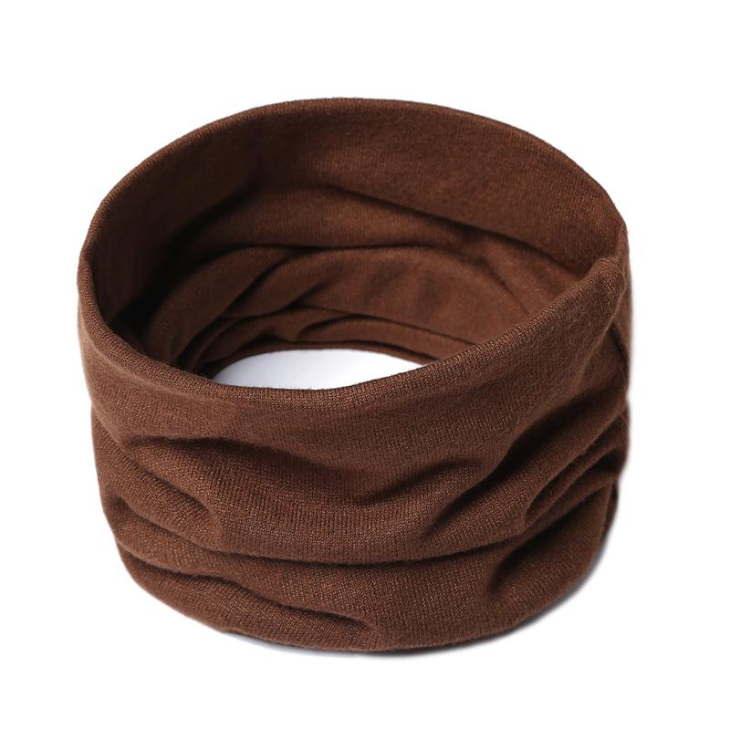 Новый зимний глушитель вязаный шейный платок модный однотонный мужской женский шарф с защитой от холода на открытом воздухе теплый велосипедный шейный платок ветрозащитная маска