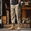 2024 Высококачественные мужские брюки-карго, повседневные свободные хлопковые брюки с несколькими карманами, длинные брюки для мужчин, камуфляжные джоггеры, большие размеры 28-40