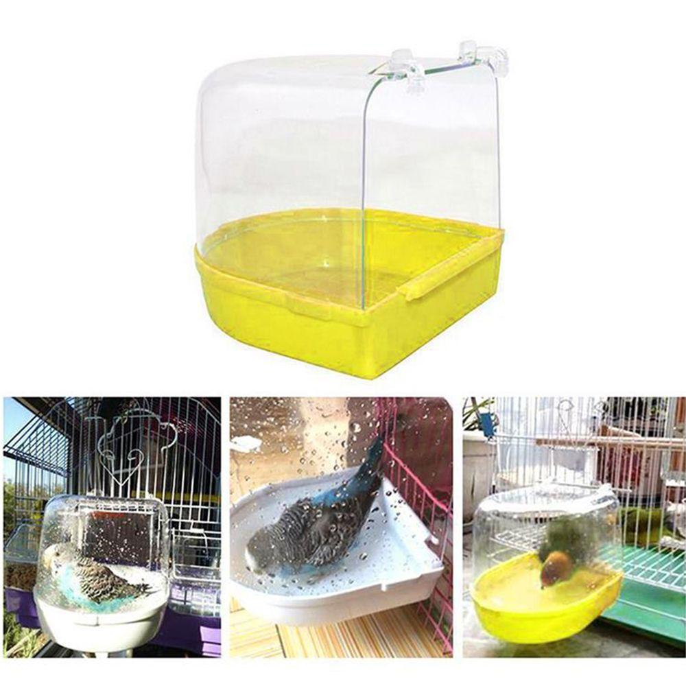 Plastic Box Bird Supplies Pet Cleaning For Pet Shower Bird Bathtub Birdbath Parrot Bathing