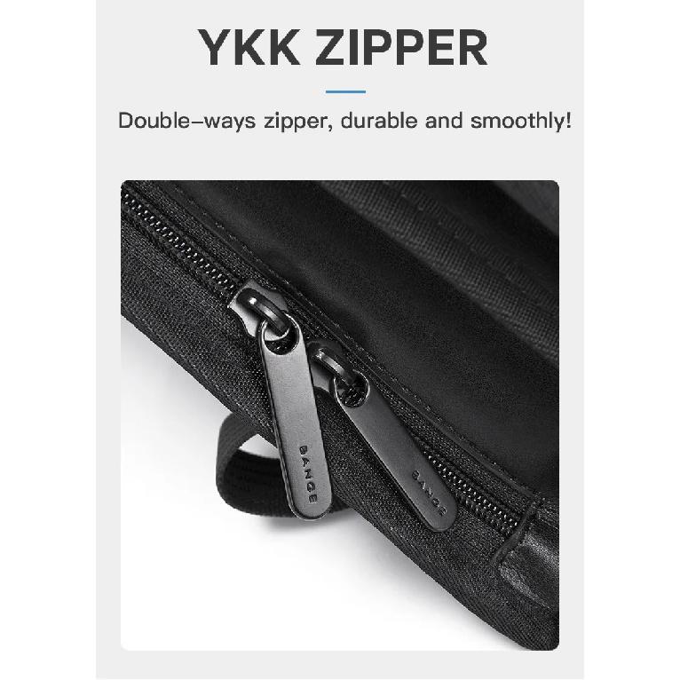 BANGE New Business Backpack Men's Anti-Theft Computer Bag Big Capacity 14.1 Inch Laptop Bagpack Men Elegant Waterproof