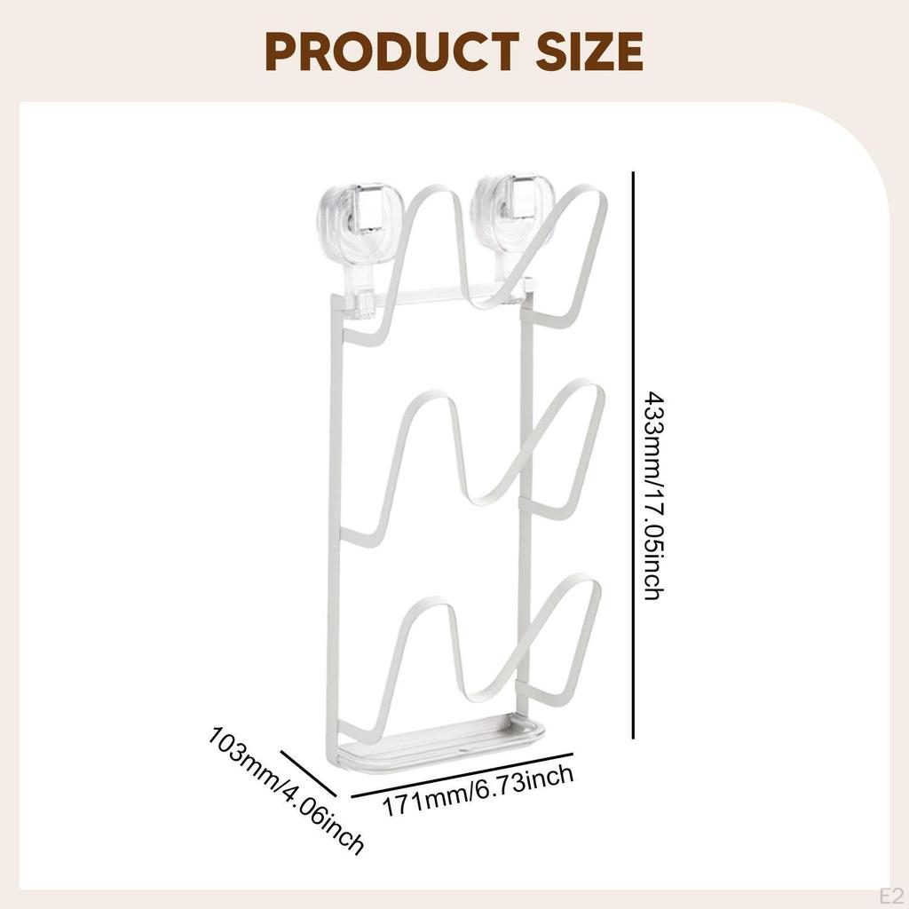 Органайзер для крышек кастрюль, подставка для разделочных досок, полка, универсальный, простой, настенный, для сковороды