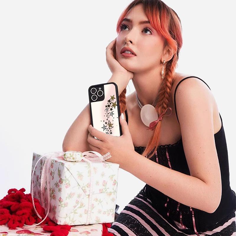 Чехол WildFlow с леопардовым принтом и звездами для iPhone 17, 16 Pro Max, 15 Plus - Защитный чехол