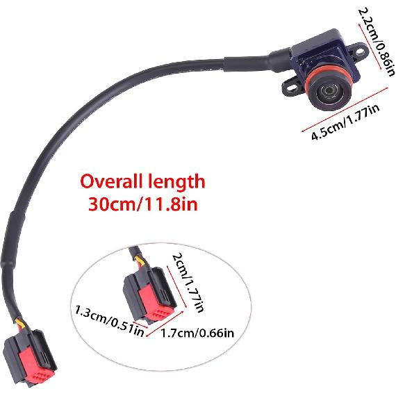 178259 Car Backup Camera Compatible with Maserati for Quattroporte Ghibli 2013-2016 Rear View Back Up Camera