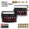 2 Din для Citroen C4 C-Triomphe C-Quatre Pallas 2004-2011 Автомобильное радио Android Wi-Fi Мультимедийный плеер GPS 1 + 16 ГБ