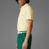 Adidas Originals Trefoil SS25 Серия для гольфа Модная Удобная Универсальная Футболка-поло с коротким рукавом Мужские топы Светло-желтый JM8257