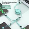 SKTF2 KIA Car Interior Charger 3 In 1 Charging Cable Accessories For KIA EV6 Stinger RIO Sorento Picanto Ceed Borrego Syros K4 K5 K8