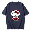 2026 New Arrival Kawaii Christmas Hello Kitty Print Couple T Shirts Casual Fashion Family Matching Outfits Parentchild Tees Top