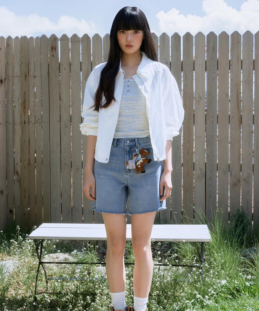 MIXXO Denim Half-Length Shorts_Miwthg623J