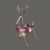 Christmas Reindeer Tealight Candle Holder Gold Iron Decoration for Table Window Versatile Christmas Holiday Decor
