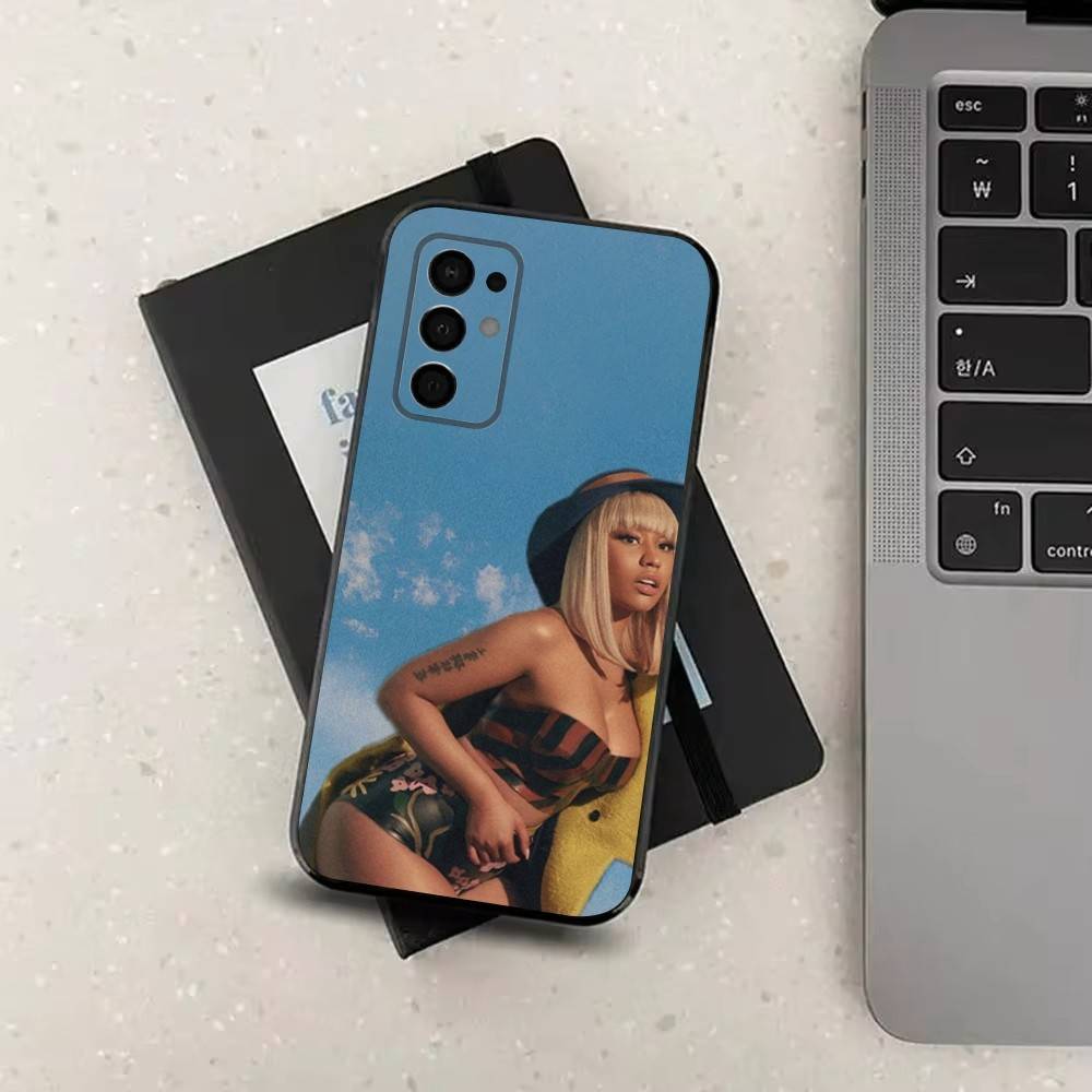 Чехол для телефона рэперши N-Nicki M-MINAJ для Samsung Galaxy A73,31,32,72,41,J7,8,9,53,52,71,22,Note Мягкий Черный Силиконовый Чехол