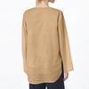 Women's Casual Loose Fashion Long Sleeve Cotton Linen Solid Color Retro V-neck Pullover Shirt
