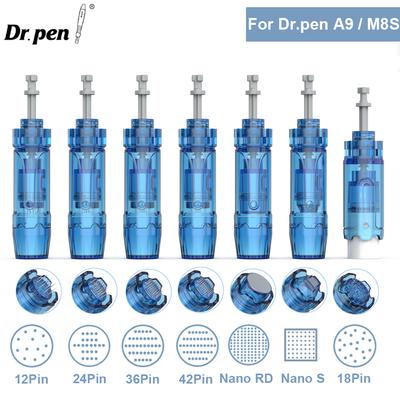Оригинальный набор игольчатых картриджей A9 M8S A8S, сменные одноразовые ручки для дермы, сменные иглы, иглы для мезотерапии, микронидлинг