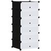 Modular Shoe Cabinet Shoe Storage Furniture With 6 Stackable Rectangular Cubes