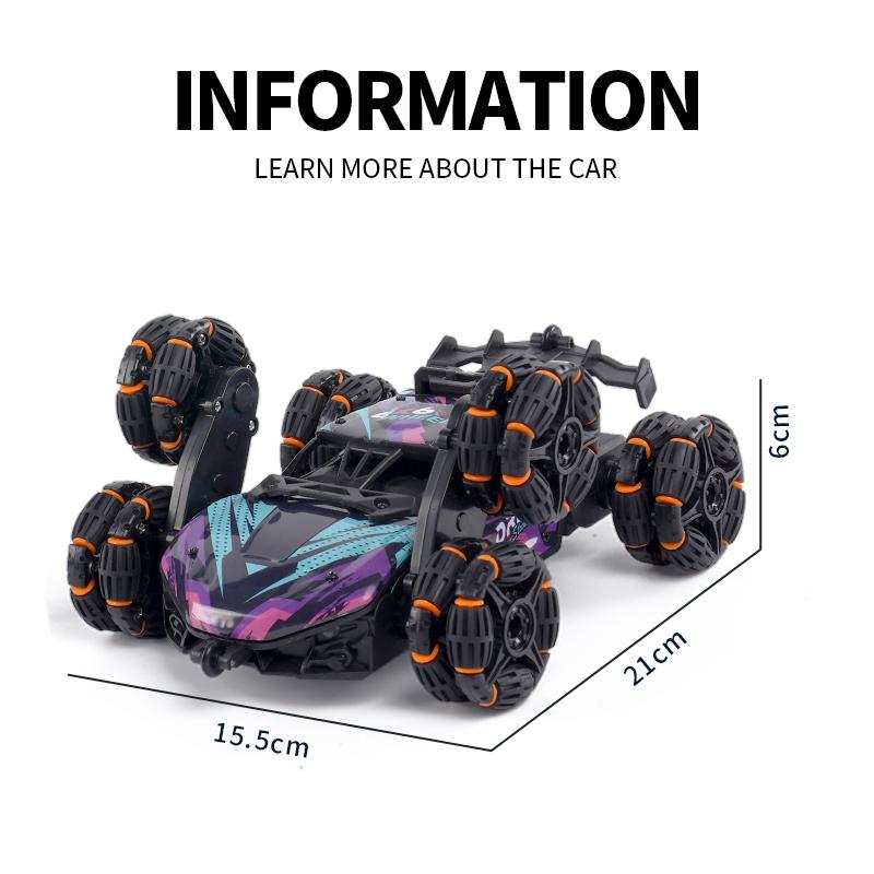 2024 Новые RC Машинки Детские Игрушки Машинки с Дистанционным Управлением Игрушки для Мальчиков Радиоуправляемые Шестиколесные Трюковые Машинки Электромобили Детские Игрушки Подарок