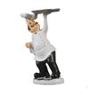 Statue Resin French Chef Figurine Model Kitchen Ornaments 4 Styles