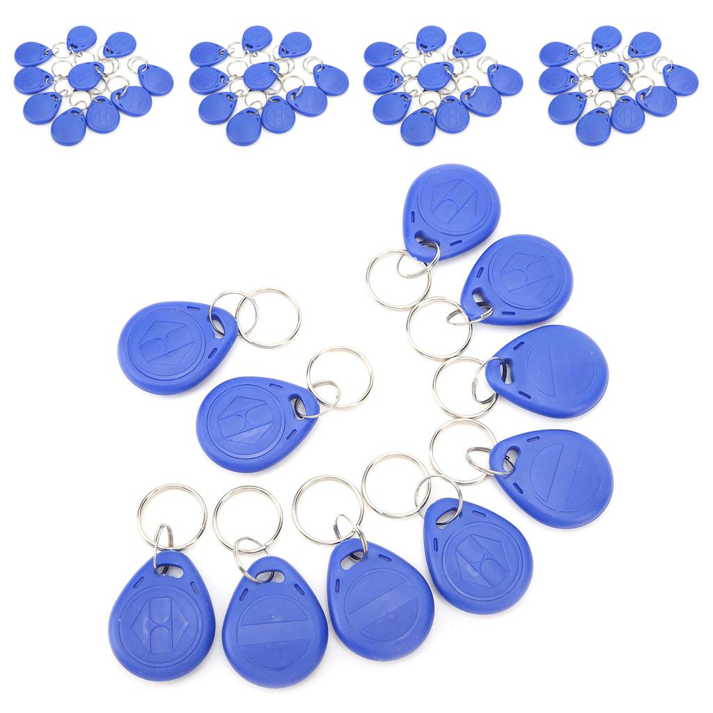 50pcs ID Card Key Fob Token Tag 125KHZ Rewritable Universal for Access Control Elevator Parking