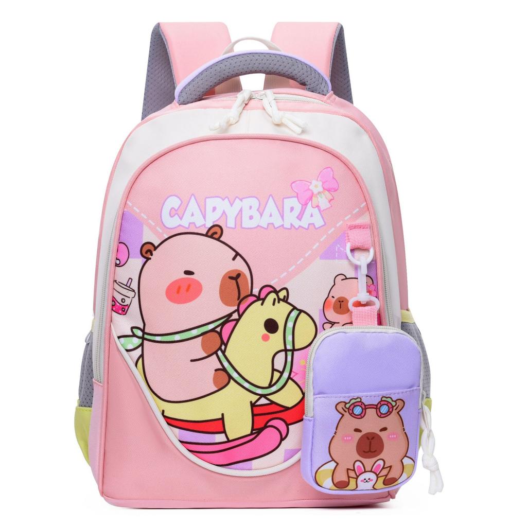 Школьный рюкзак любовь мультяшный капибара capybara детский рюкзак для мальчиков и девочек первый класс
