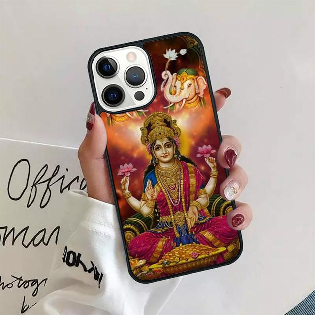 Lakshmi Phone Case Cover For iPhone 17 Air 15 16 14 13 12 Pro Max 11 Pro Max Plus Coque Shell