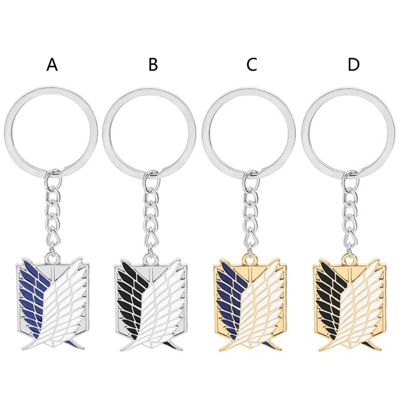 Attacks On Titan Cosplay Scouting Keychain Liberty Wing Keyring Unisex Jewelry