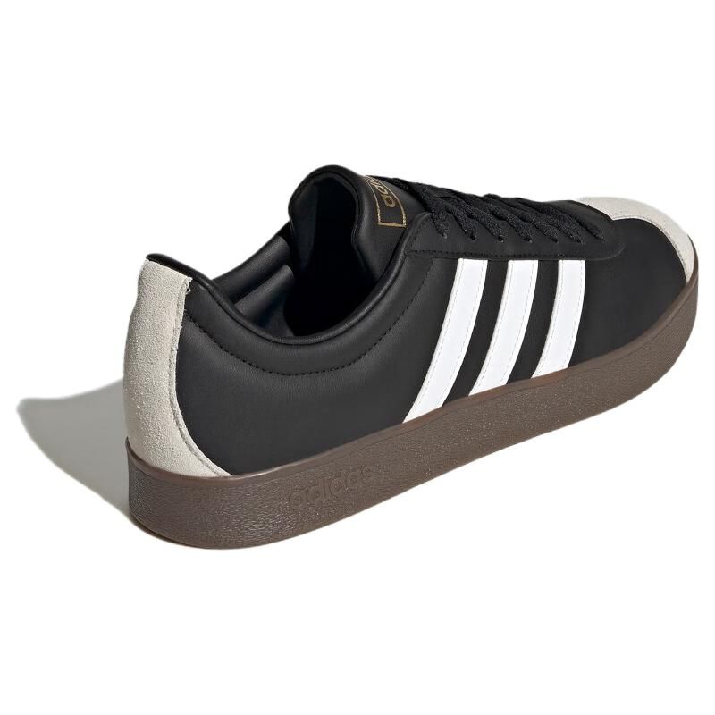 Adidas VL Court 2.0 Black White Gum Unisex Sneakers Core-Black Cloud-White ID6017