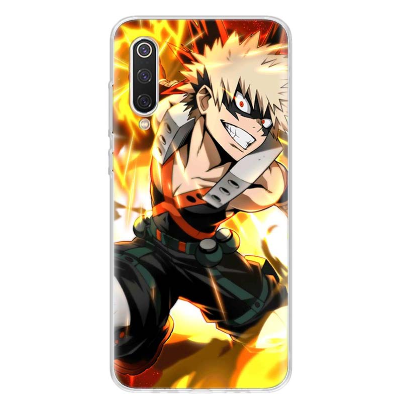 Anime My Hero Academia Cover Phone Case For Xiaomi Poco X3 GT X4 NFC M4 Pro M3 M2 F3 F2 F1 Mi Note 10 A3 A2 Lite A1 CC9E Fundas