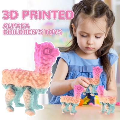 3D-печатная игрушка-кукла из травы и грязи Лошадь Милый подарок-украшение