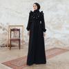 Frilly Pearled Women Long Dress Abaya