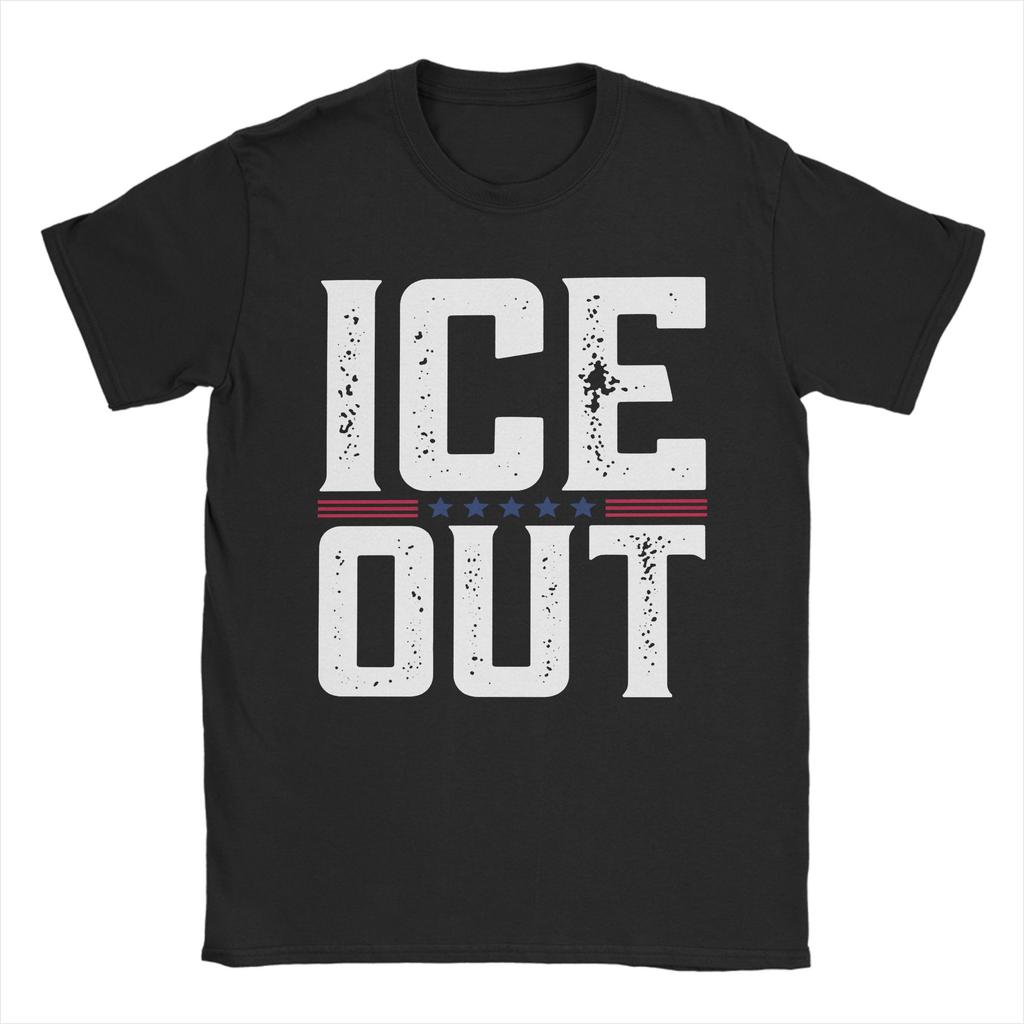 Men Womens TShirts ICE Out Creative Cotton Tee Shirt Short Sleeve T Shirts Round Collar Tops Birthday Present
