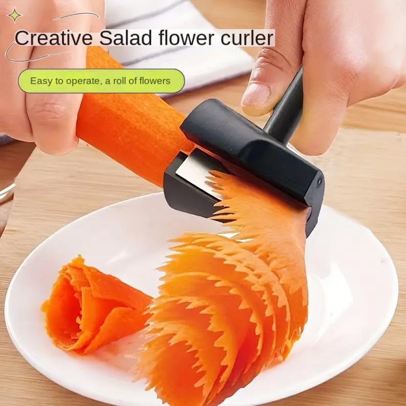 1PC Spiral Cutter Carrot Radish Potato Slicer Fruits Peeler Carving Flower Device Kitchen Vegetable Cutter Slicer Tool