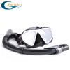 Adult Diving Mask Snorkel Set Tempered Glass Lens Freediving Scuba Swimming Myopia Non-Myopia Options Blue Pink Black Red