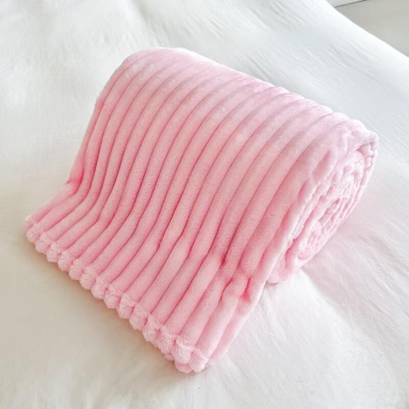 Плюшевое одеяло из толстого искусственного кроличьего меха с широким рубчатым сетчатым узором для перерыва на обед или использования под кондиционером