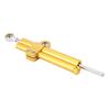 Motorcycle Steering Damper Stabilizer Adjustable Enhances Stability Increases Safety Universal Fit for Motorbikes Gold