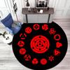 Famous cartoon NARUTO protagonist Uzumaki Naruto round carpet soft home decoration anti-slip door mat outdoor picnic mat carpet M3