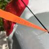 Orange Car Body Panel Gap Measurment Tool Ruler Feeler Gauge Car Taper Gap Inspection Tools Inch Car Alignment Door Rangefinder
