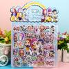New Children's 3D Cartoon Stickers Rumi Mira Demon Hunter Creative DIY Double Layer Children's Decorative Toys Gifts